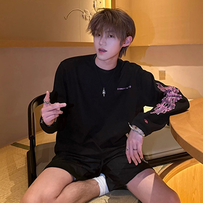 chrome hearts waffle knit longsleeve t-shirt